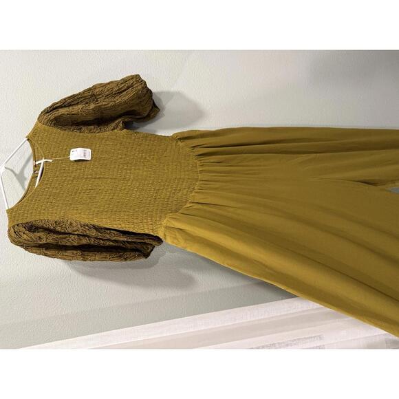 NWT Free People Temperley Jumpsuit, Olive Green, XL - Picture 3 of 8